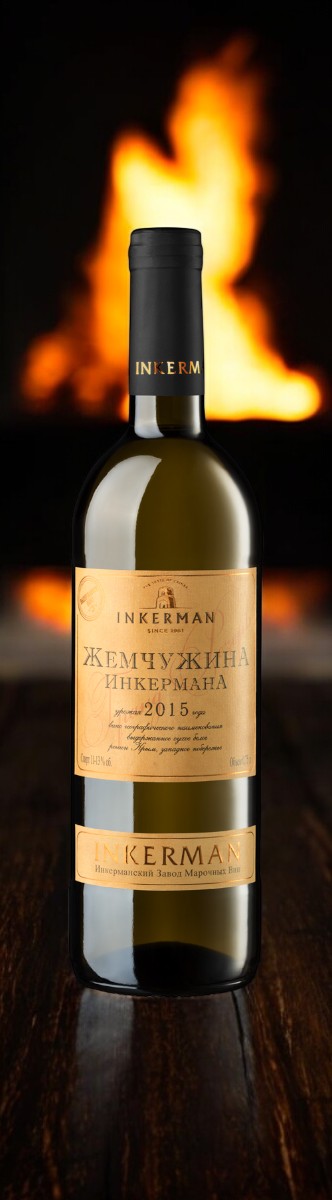 Вино марочное сухое белое “Жемчужина  Гранд Резерв”, 10,5-15%, 0.75