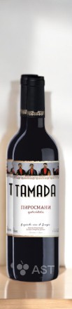 Вино столовое “Тамада “Пиросмани” кр. п/сл, 12% 0.75л