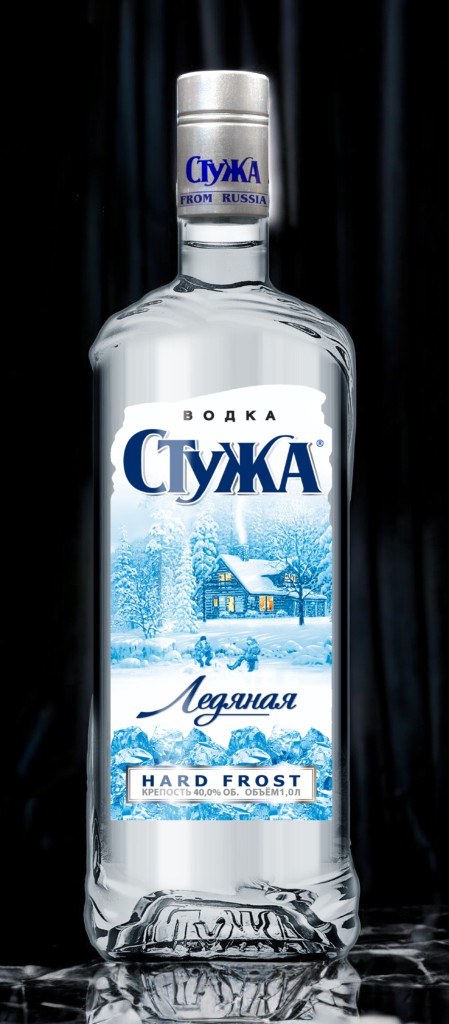 Водка “Стужа Ледяная”, 40% 1.0 (вл.9)