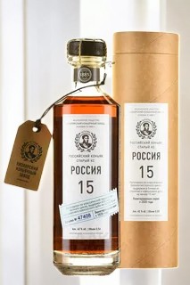 Коньяк старый “КС” марочный “Россия” (декор) 0,5 завод