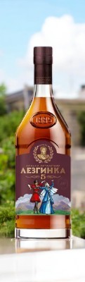 МЕДИУМ акция Коньяк трехлетний ординарный Лезгинка 40% 0,1 (Медиум) завод