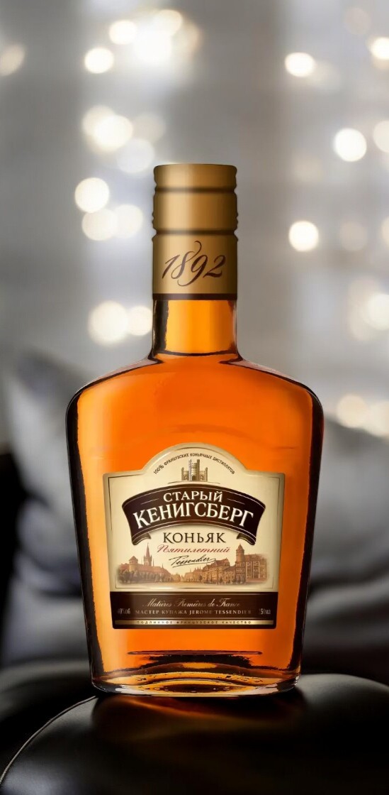 Коньяк пятилетний “Старый Кенигсберг”, 40% 0.375 F