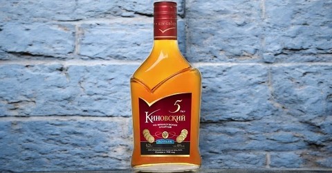 Коньяк пятилетний “Киновский”, 40% 0.1 фляга ф.15