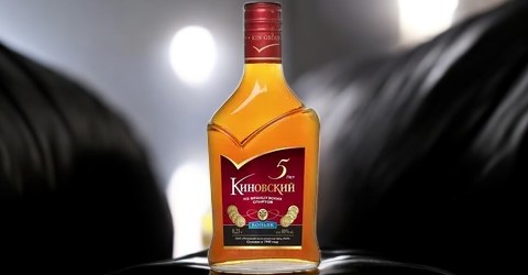 Коньяк трехлетний “Киновский”, 40% 0.35