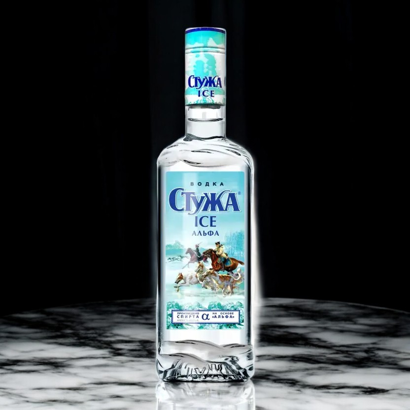 Водка “Стужа ICE Альфа”, 40% 0.375 (фас.20)