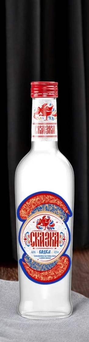 Водка “СКАЗКА”, 40% 0.5