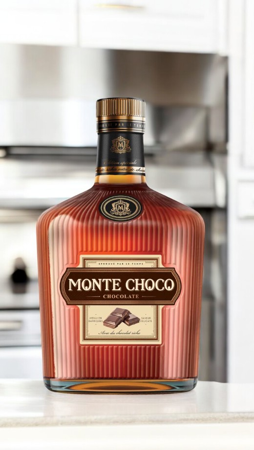 Коктейль “Monte Choco DARK CHOCOLATE” (“Шоколадная гора Горький шоколад”) 40% 0,5