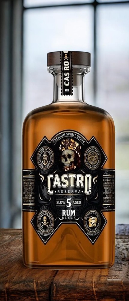 Ром выдержанный “CASTRO” (КАСТРО) 40% 0,5
