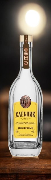 Напиток спиртной из зернового сырья “ХЛЕБНИК ПШЕНИЧНЫЙ” 40% 0,5