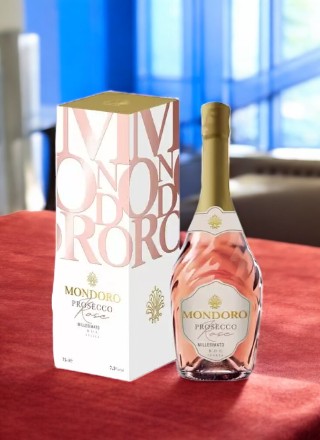 ПРОМО Вино “Мондоро Просекко Розе” игристое роз. сухое., 11% 0.75 П/У ПРОМО офф-трейд