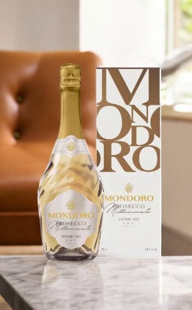 ПРОМО_Вино игристое сухое белое «Мондоро Просекко Миллезимато». Категория ДОП. Регион Венето. 11% 0,75 п/у