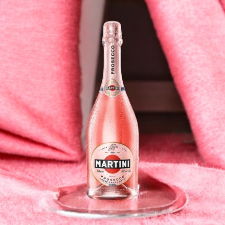 Игристое вино сухое розовое “Мартини Просекко Розе”11.5% 0.75