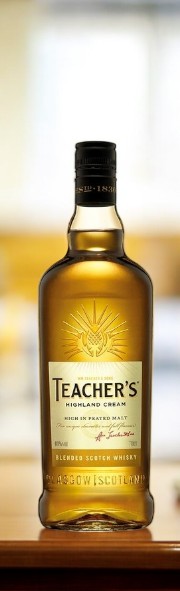 Виски шотландский купажированный “TЕACHERS`S HIGHLAND CREAM” (“ТИЧЕРС ХАЙЛАНД КРИМ”) 40% 1.0