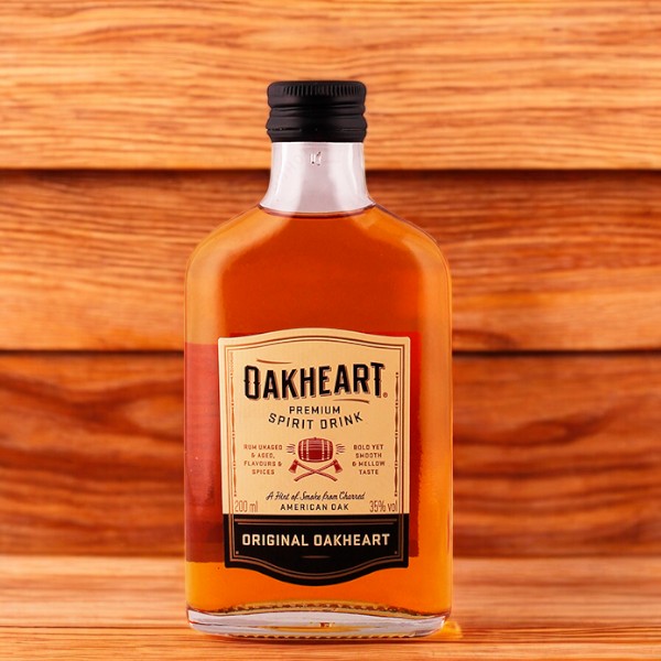 Напиток спиртной на основе рома ТМ “OAKHEART” “ОАКХАРТ ОРИДЖИНАЛ” (“OAKHEART ORIGINAL”), 35% 0.5