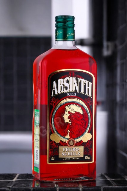 Настойка горькая “АБСЕНТ ФРУКО ШУЛЬЦ КРАСНЫЙ”, креп. 60%, 0,7л