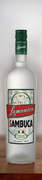 Ликер крепкий “LAMONICA SAMBUCA EXTRA (ЛАМОНИКА САМБУКА ЭКСТРА)”, 42% 0.5 НОВАЯ МАРКА