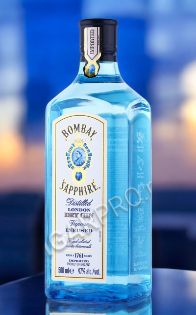 Джин ТМ “BOMBAY SAPPHIRE” “БОМБЕЙ САПФИР ДРАЙ” (“BOMBAY SAPPHIRE DRY”), 47% 0.5