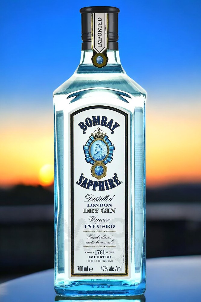 Джин ТМ “BOMBAY SAPPHIRE” “БОМБЕЙ САПФИР ДРАЙ” (“BOMBAY SAPPHIRE DRY”), 47% 0.7