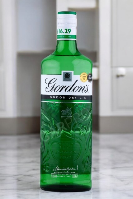 Джин лондонский сухой “Гордонс”/”Gordon’s” (ТМ) “Gordon’s” 37,5-40% 1.0 ф-12