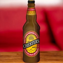 НАПИТОК ПИВНОЙ ОСОБЫЙ ФИЛЬТРОВАННЫЙ ПАСТЕРИЗОВАННЫЙ САЙДЕР ЧЕСТЕР’С (CHESTER’S) СЛАДКОЕ ЯБЛОКО ,5% 0.45