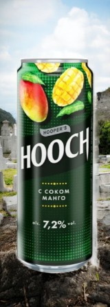 Напиток “Хуууч Супер со вкусом Манго” слабоалкогольный газированный, 7.2% 0.45 (ф.12)(НМ)