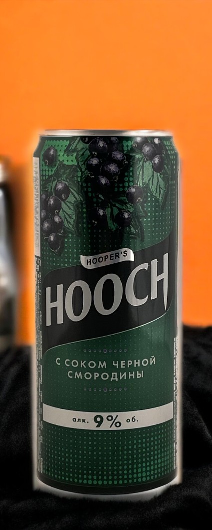 Напиток спиртной газированный «Хуууч Супер Особый с соком чёрной смородины» , 9% 0.33
