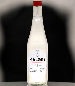 Вода питьевая “MALGRE” (МАЛГРЕ) газированная Артезианская первой категории 0.5