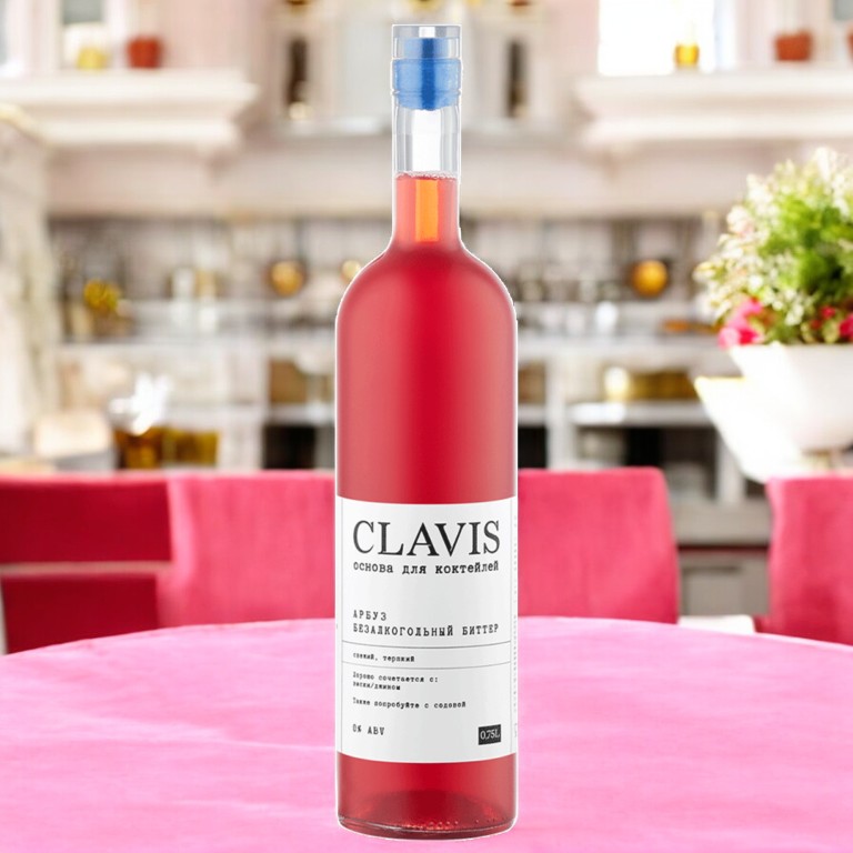 Напиток безалкогольный на растительном сырье негазированный CLAVIS Арбуз / безалкогольный биттер 0,75