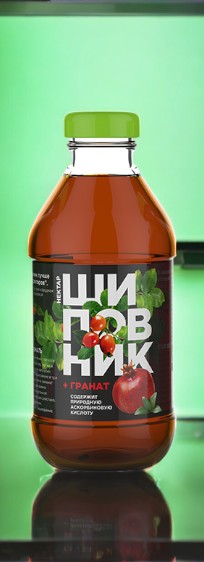 Нектар ТМ ” Баринофф” Шиповник-гранат 0,33 л (стекло) 0%