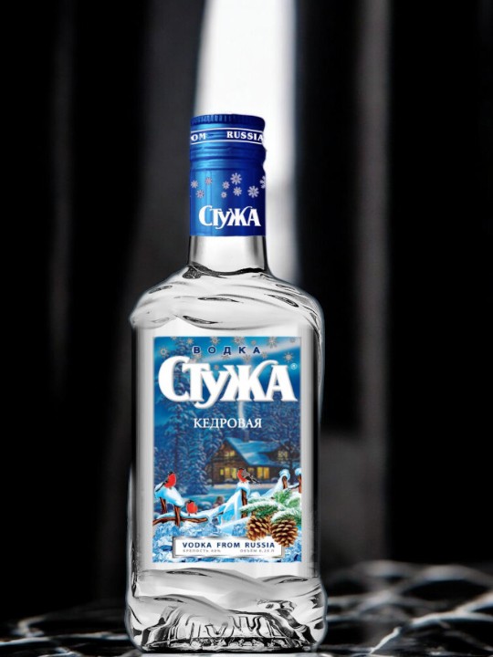 Водка “Стужа Кедровая”, 40% 0.25 (фас.20)