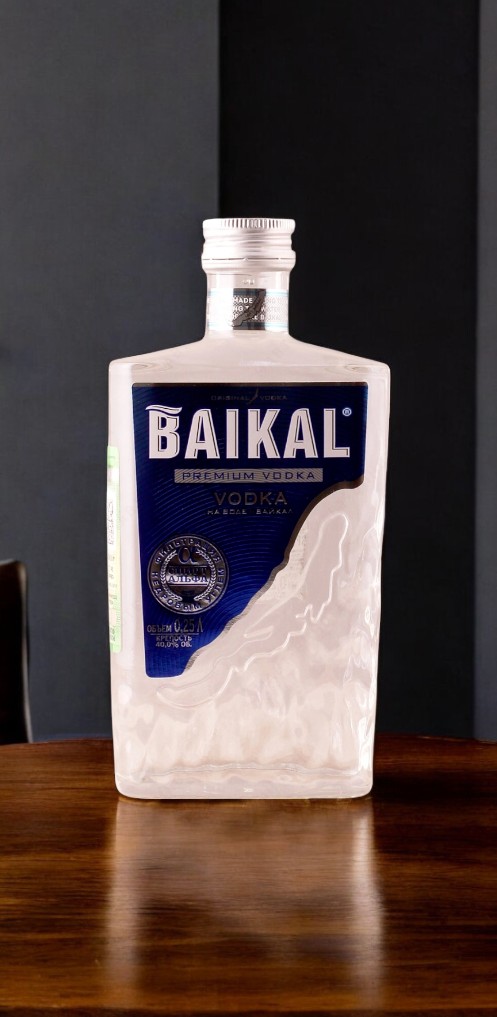 Водка “БАЙКАЛ НА СПИРТЕ “АЛЬФА” 40% 0,25
