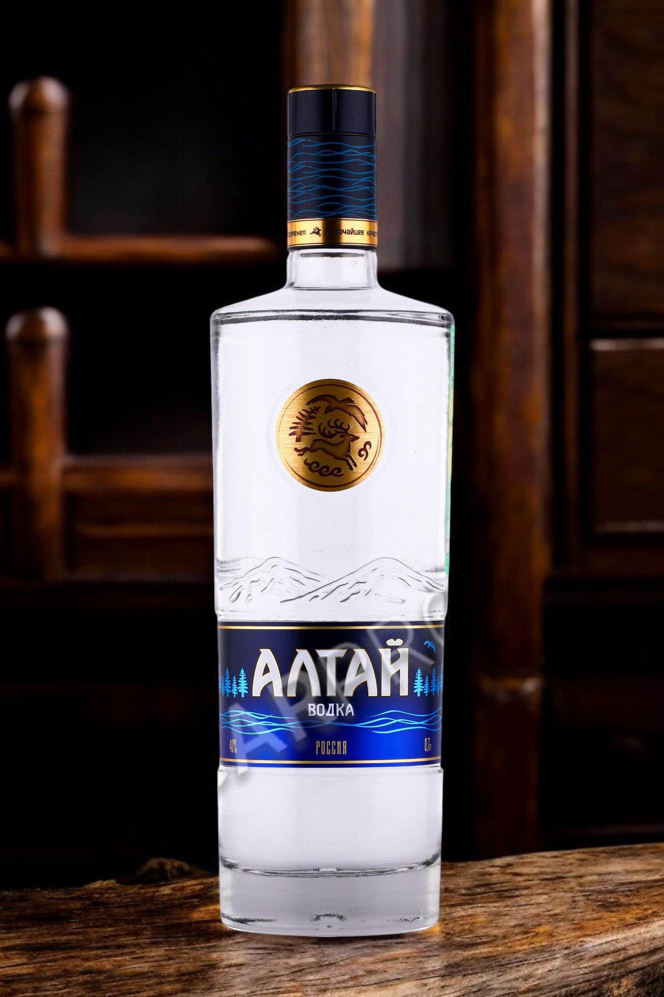 Водка “Алтай”, 40% 0,7 +2 стопки