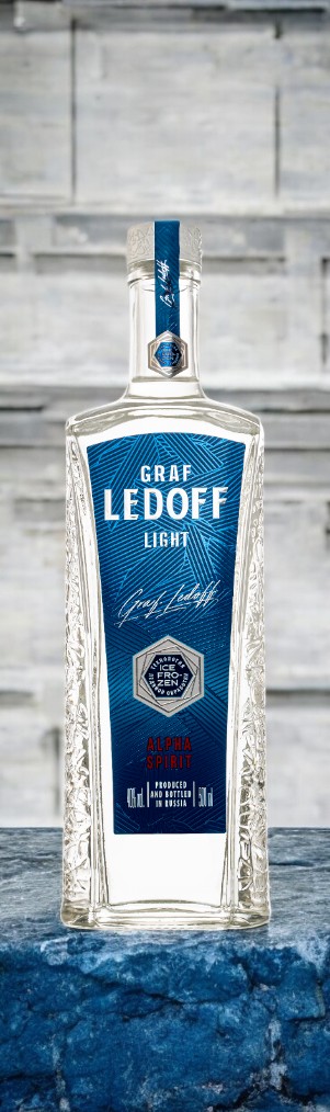 Водка “ГРАФ ЛЕДОФФ ЛАЙТ (GRAF LEDOFF LIGHT)”, 40% 0.5 ф-12