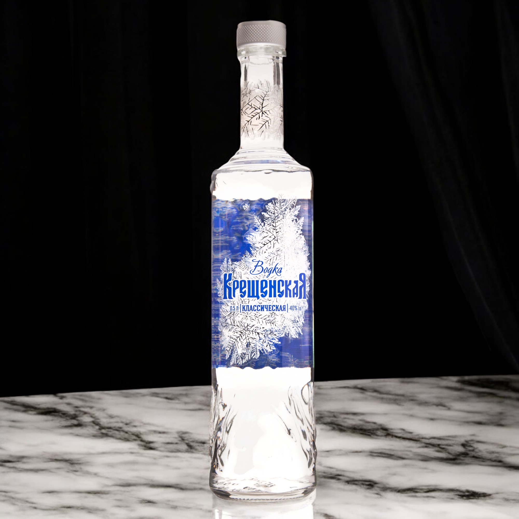Водка “КРЕЩЕНСКАЯ” 40% 0,5