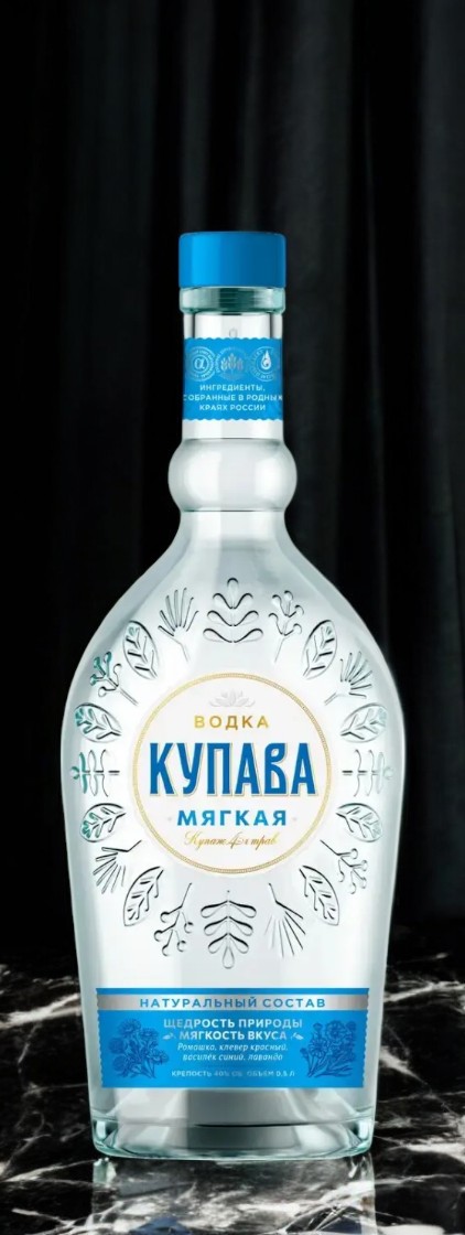 Водка “КУПАВА МЯГКАЯ” 40% 0,7