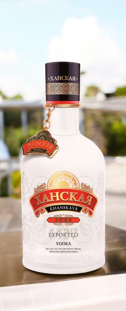 Водка “ХАНСКАЯ SNEG EDITION”, 40% 0.5