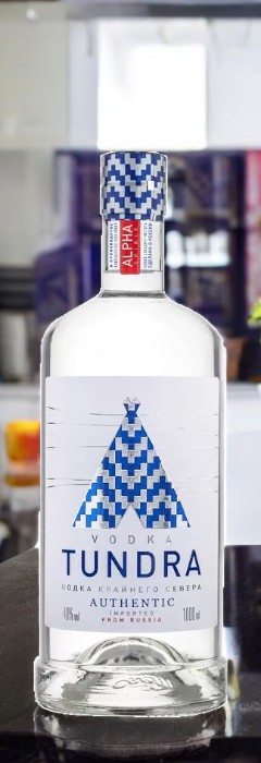 Водка Тундра “TUNDRA AUTHENTIC. ВОДКА КРАЙНЕГО СЕВЕРА”, 40% 0.05