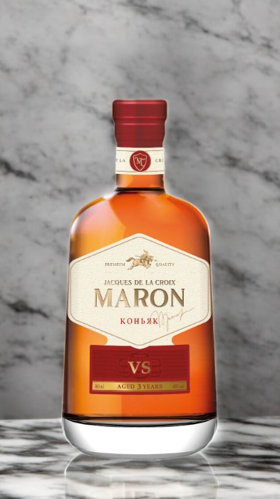 ПРОМО Коньяк трехлетний “JACQUES DE LA CROIX MARON (ЖАК ДЕ ЛА КРУА МАРОН)” 40% 0,5