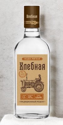 ПРОМО_Водка “Хлебная” 40% 0,5
