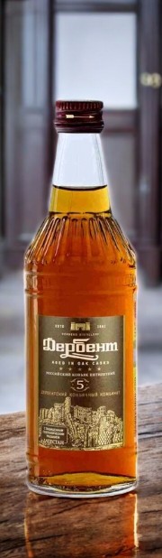 Коньяк пятилетний “Дербент*****” 40%, 0.1