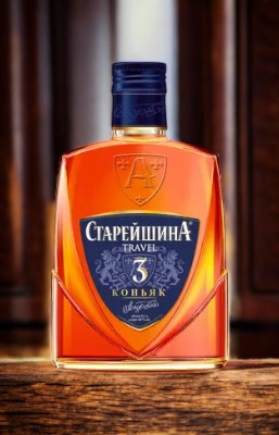 Коньяк “Старейшина  Трэвел ” 3 года фл.,40% 0.1