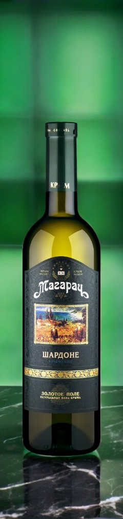 Вино столовое п/сл белое “Шардоне Крымское” 11-13% 0,75 (Магарач) НОВАЯ МАРКА