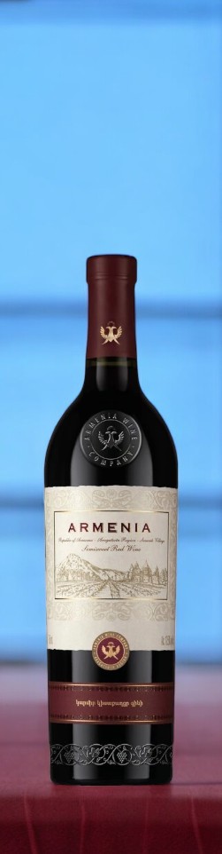 Вино ординарное “АРМЕНИЯ” красное полусладкое, 8.5%-15.0%, 0.75л