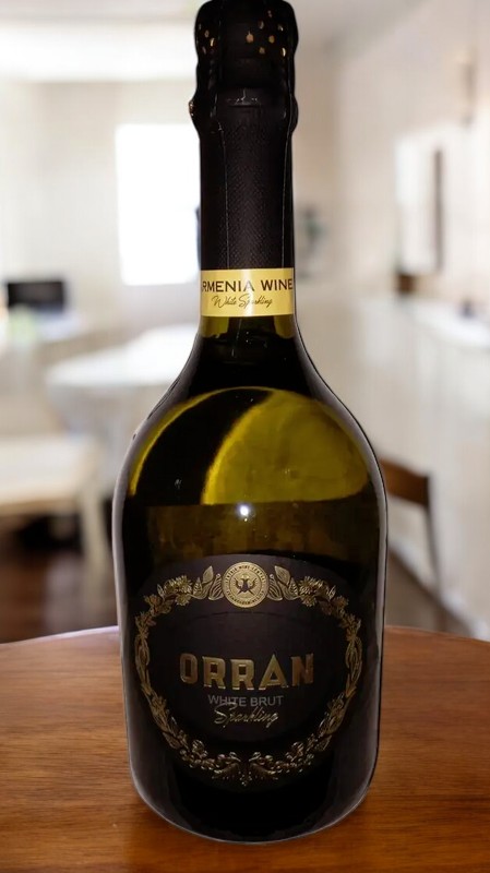 Вино игристое белое брют “ОРРАН”, 11.5%, 0.75л