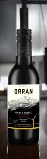 Вино ординарное “ОРРАН. Арени. Мальбек” красное сухое, 13.0%, 0.187л