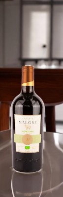 Вино ординарное “МАЛЬГРЕ ОРГАНИК” красное сухое, 14.0%, 0.75л