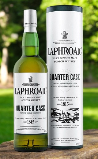 Виски шотландский односолодовый “LAPHROAIG QUARTER CASK” (“ЛАФРОЙГ КВОТЕР КАСК”) в под. упак., 48% 0.7