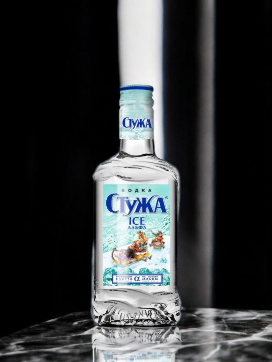 Водка Стужа АЙС АЛЬФА (СТУЖА ICE АЛЬФА), 40% 0.1 (фас.24)