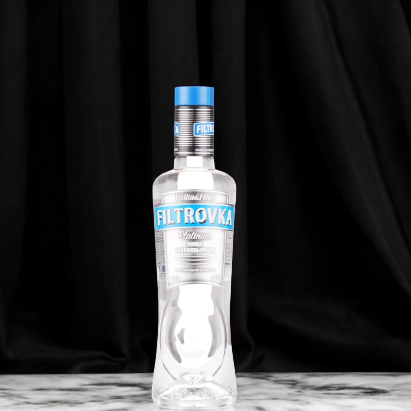 Водка “ФИЛЬТРОВКА ПЛАТИНОВАЯ” 40%,0,5