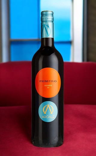 Вино сортовое ординарное “АРКАЛЕ ПРИМИТИВО” красное полусухое, г/у 2020, 13.0%, 0.75л